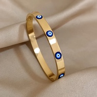 1pc Stainless Steel Eye Bracelet, Creative Suitable for Bars, Music Festivals, Fashion Shows