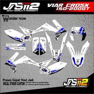 DECAL STICKER CROSS X 150 200GT - DECAL VIAS CROS X FULL BODY