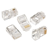 RJ45 Cat5e Connector / Cat5e UTP Connector, 100 pcs