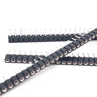 5PCS 1x40P 2.54mm Round Hole Female Header Tin Single Row 40Pin 0.1" Breakable Stackable PCB IC Crys