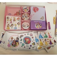 ⭐DAISO KOREA x Disney Princess Diary Decoration Set (2Type) Sticker Washi Tape