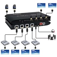 4K 2x6 HDMI Switcher Splitter 100M Audio Video Converter with 4 RJ45 CAT6 Cable Port Vs 4K 120M HDMI