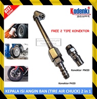 KEPALA INFLATOR GAGANG COLOKAN ALAT SEMPROTAN ISI PENGISI ISIAN UDARA ANGIN PENTIL BAN MOBIL TRUK TR