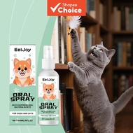 Pet Oral Care Spray with Chlorhexidine & Mint Extract - Teeth Cleaning, Fresh Breath, Anti-Plaque an