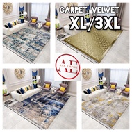 (AE) product karpet 3D velvet modern home | carpet crystal murah