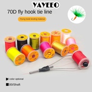 YAYEEO Fly Tying Thread line, Super Strong Salmon Fly Fishing Line, Premium Bass Flies Fishing Line