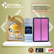 MAZDA 3, 6 SKY-ACTIV, MAZDA CX5 OIL FILTER + AIR FILTER + KOYOMA 10W40 SEMI SYNTHETIC ENGINE OIL