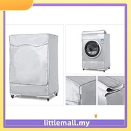 [LLMA]Silver Washing Machine Cover Waterproof washer Cover for Front Load Washer/Dryer