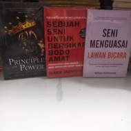 PAKET 3 BUKU THE PRINCIPLES OF POWER SENI UNTUK BERSIKAP BODO AMAT