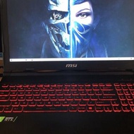 MSI  GL63-8SE I7-8750H 4G NA 500G RTX 2060 6G 15.5"" 1920x1080  電競本	 95% NEW