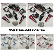 YAMAHA RXZ 5 SPEED BODY COVER SET ( STICKER TANAM ) OEM RXZ 5 SPEED