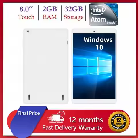 Big Sales 32-bit 8 INCH Windows 10 Tablet PC Intel Atom Z3735F Quad Core 2GB RAM 32GB ROM 1280 x 800