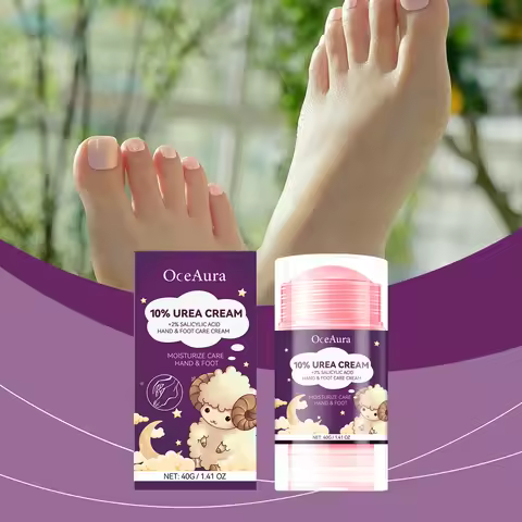 10% Urea Foot Cream Stick Moisturizing & Exfoliating, Cracked Heel Repair, Deep Hydration for Dry Fe