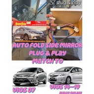 SMART STAR Auto Fold Side Mirror For Toyota Vios 2007-2019 / Altis 2002-2020 / Camry 2002-2019 / Wish 2003-2007