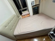 IKEA雙人油壓床架連床褥 