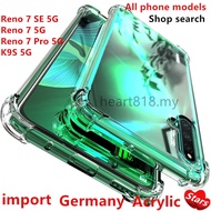 Acrylic phone case / OPPO Reno 7 7F 7Z Pro Lite 4G / Reno7 SE F Z Pro Pro+ 5G /OPPO K9S 5G