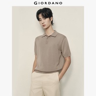 Giordano Mens เสื้อผู้ชาย Korea Collection Polo Sweater 01055303001 เสื้อโปโลผู้ชาย เสื้อจิออดาโน