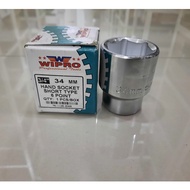 MATA WIPRO 3/ Socket Bit 4" 34 MM Socket Wrench/ Socket Bit/ 3/ 4 INCH Socket Wrench Size 34 MM