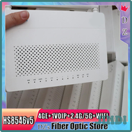 [JINDI] Used HS8546V5 Gigabit Optical Fiber ONU GPON 4GE 1VOIP 2.4G/5G WIFI Home Router FTTH ONT Mod