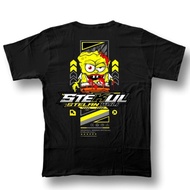 STEKUL T-Shirt V3 - Unisex Spengebob Motif Motif T-Shirt - Word T-Shirt - Coolie Shirt