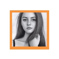 Real face sketch gift, custom face sketch, 1st anniversary photo