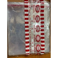 Plastik OPP Bening LEM 9X9 10X10 11X11 12X12 13X13 14X14 15X15 ISI 100 LEMBAR | PLASTIK OPP ROTI DON