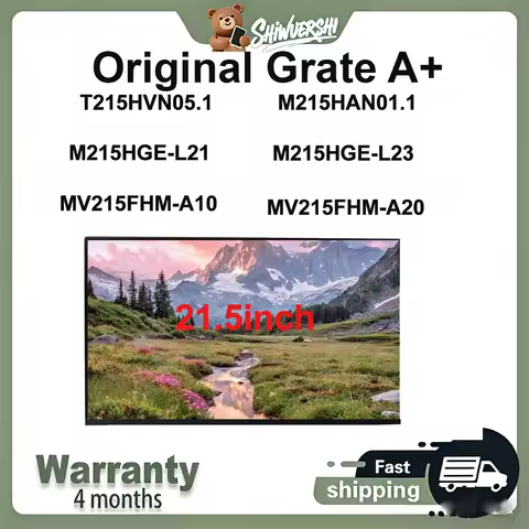 Original New A+ 21.5" IPS LCD Screen T215HVN05.1 M215HAN01.1 M215HGE L21 L23 MV215FHM A10 MV215FHM A