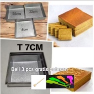 7 cm high square pan/brownie pan square pan