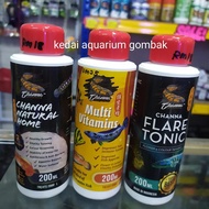 Channa Fish Supplement [combo 3pcs] NATURAL/FLARE/VITAMIN