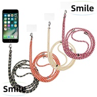 SMILE Cell Phone Lanyards Compatible Nylon Phones Charms Mobile Phone Straps