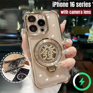 Titanium Desert Magnetic Phone Case for iPhone 16 Pro Max Case with Camera Lens Cover Case iPhone 11