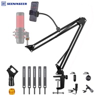 Microphone Boom Arm for hyperx quadcast Heavy Duty Adjustable Gaming Mic Stand for Blue Yeti,Razer S