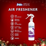 Frida 48H Air Freshener Violet [460ml] 0% Alcohol Pet-Friendly Tahan Lama Multipurpose Water-base