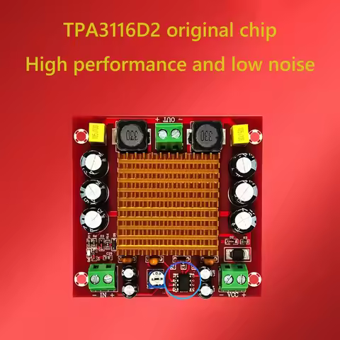 XH-M544 Power Amplifier Board 150W High-power TPA3116DA Digital Power Amplifier Board Module DC 12-2
