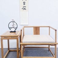 Zen Chair Chinese Style Meditation Chair Old Elm Master Chair Solid Wood Surround Chair Master Chair