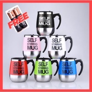 Self Stirring Mug / Cawan Mug Thermos Automatic - Free Battery