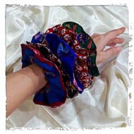 Batik/ floral big size scrunchies (5 variations)