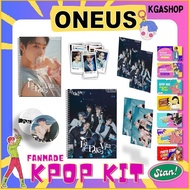 [ONEUS] FANKIT PACK ONEUS BAILA CONMIGO PYGMALION UNFORGETTABLE ERASE ME  PHOTOCARD NOTEBOOK KEYCHAI