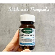 (Liquidation due July 24) Australian Bill - Thompson's Organic Iron 24mg 30 tablets