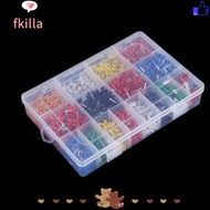 FKILLA 2120PCS Wire Crimp Connector, Insulated Cord Plastic Storage Box Insulated End Terminal, "Hea