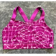 Underbust 28-34 Inches Size L Champion Purple And Pink Sports Bra Pattern