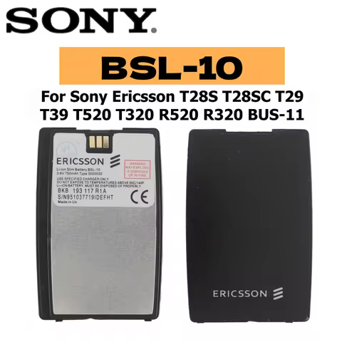 SONY Ericsson BSL-10 SONY Original Battery BSL-10 for Sony Ericsson T28S T28SC T29 T39 T520 T320 R52