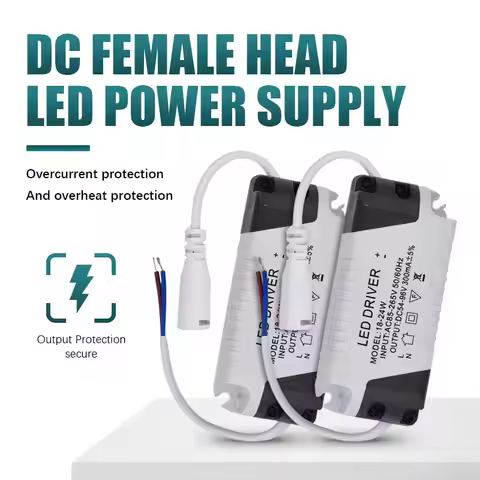 AC-DC LED driver power supply 3-4W 4-7W 8-12W 12-18W 18-24W 24-36W power supply tube lamp panel lamp