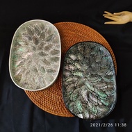Oval shell tray 20x30cm/shell tray/shell tray/hotel tray TK021