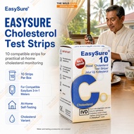 EASYSURE GCU Test Strips Blood Cholesterol, Glucose, Uric Acid MDA Registered Authentic Guarantee