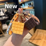 key chainCreative Key Ring Chocolate Biscuit Key Chain Pendant Gift Wholesale