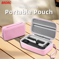 BRDRC For DJI Osmo Pocket 3 Portable Storage Bag Carrying Case Protective Travel Case Accessories