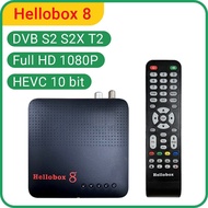 Hellobox 8 Takım Top Box H.265 TV Alıcısı DVB T2 DVB S2 S2X Destek RJ45 Wifi HEVC Powervu TV Kutusu TVBOX Hellobox8