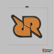 SPORT-286 COMPUTER EMBROIDERY PATCH WITH RRQ ESPORT LOGO