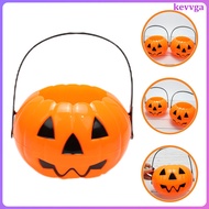 Halloween Pumpkin Bucket Halloween Candy Bucket with Handle Party Favor  kevvga